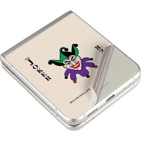 DC Comics The Joker Calling Card Galaxy Z Flip3 5G Skin